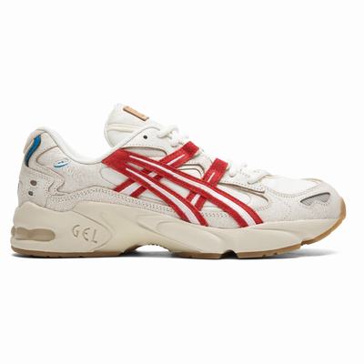 Férfi Asics Gel-Kayano 5 Retro Tokyo Utcai Cipő AS1290783 Fehér/Piros